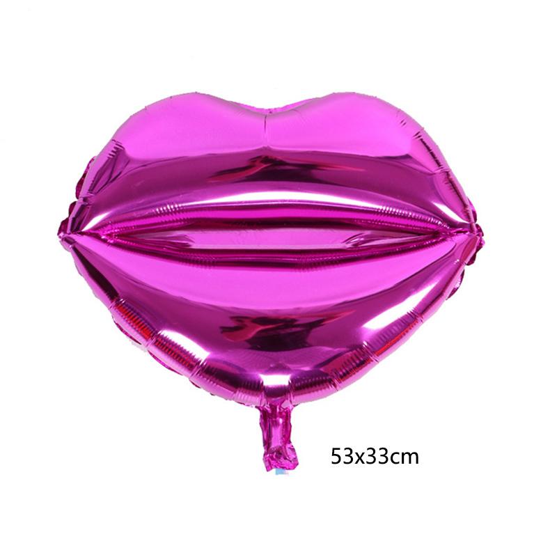 LOVE Letter Foil Balloon Lipstick Red Lip Foil Balloon Anniversary Wedding Valentine's Day Birthday Party Decoration Bridal Ball