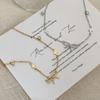 Sterling Bow Knot Bracelet Women Minimalist Cross Pendant Fashion Jewelry