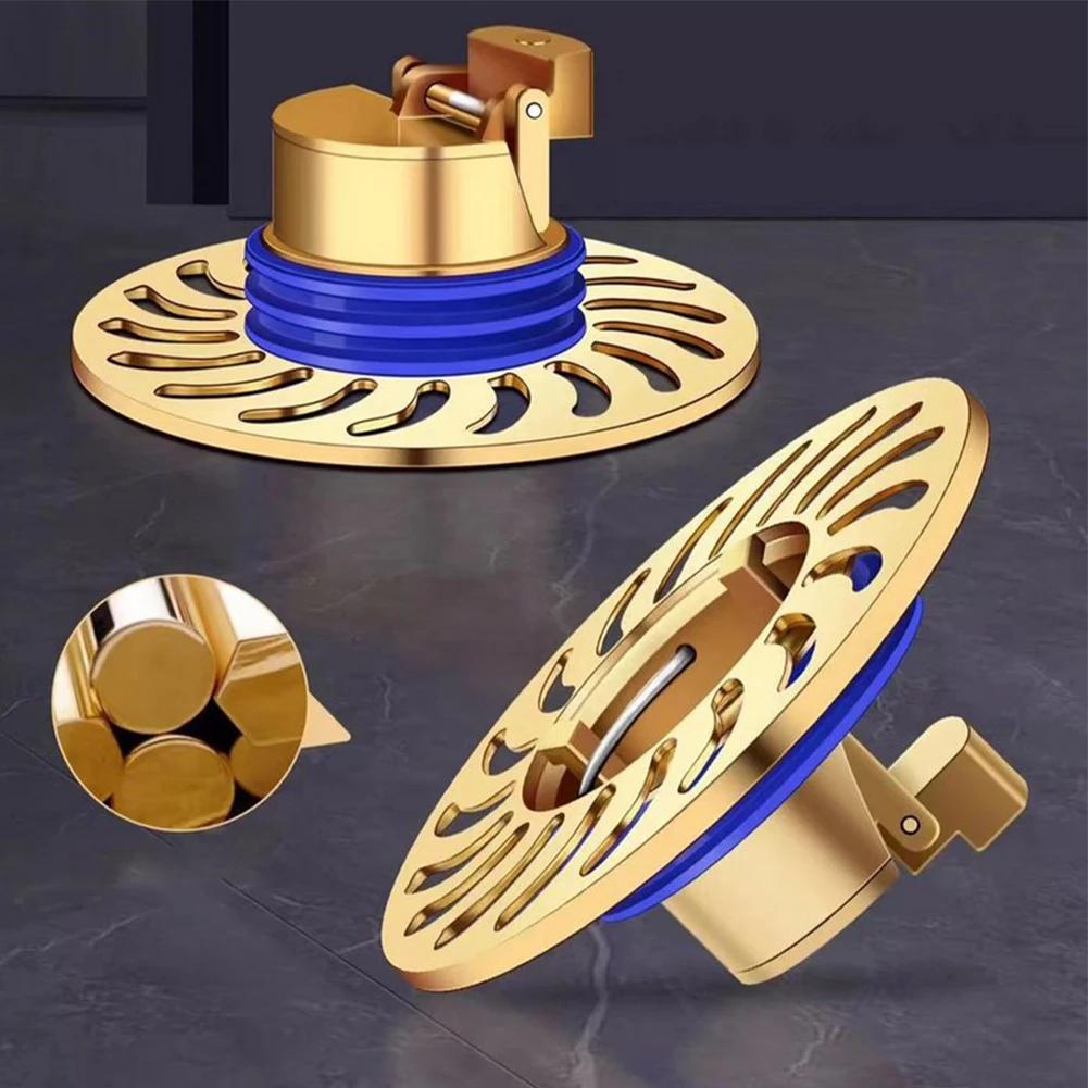 Floor Drain Backflow Preventer Filter Plug Shower Waste Water Drainage Sink Strainer Hair Catcher Bathroom Floor Drain Cover