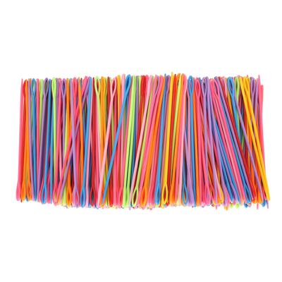 1000Pcs Plastic Sewing Needles 5.9in Long Large Eye Colorful Durable Safety Lacing Needles for DIY Craft Weaving