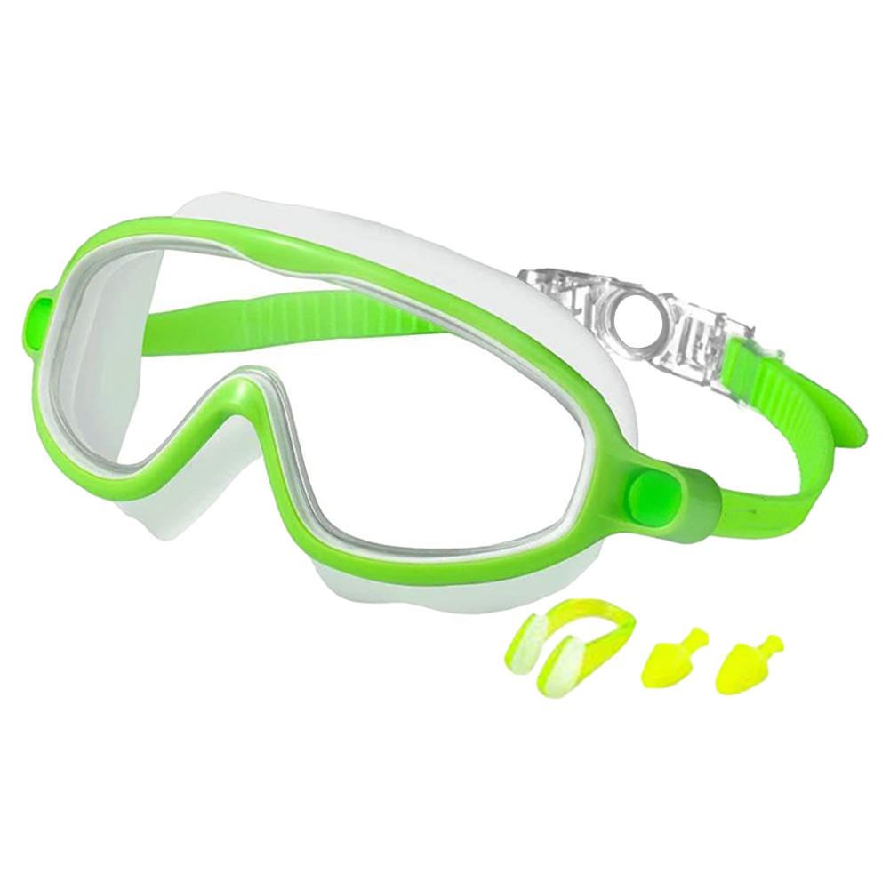 Kids Swimming Goggles No Leaking Pool Goggles with Ear Plugs Nose Clip for Children From 4 To 15 Years Old