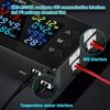 KWS-AC301 Wattmetre Güç Ölçer Voltmetre AC 50-300V Voltaj 8'i 1 Arada Çok İşlevli AC Elektrik Ölçer 0-20/100A Dedektör