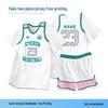 Unisex basketbalový dresový set s falešným dvoudílným designem