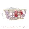 Style Handmade Paper Rope Woven Storage Basket For Jewelry And Snacks Organizer