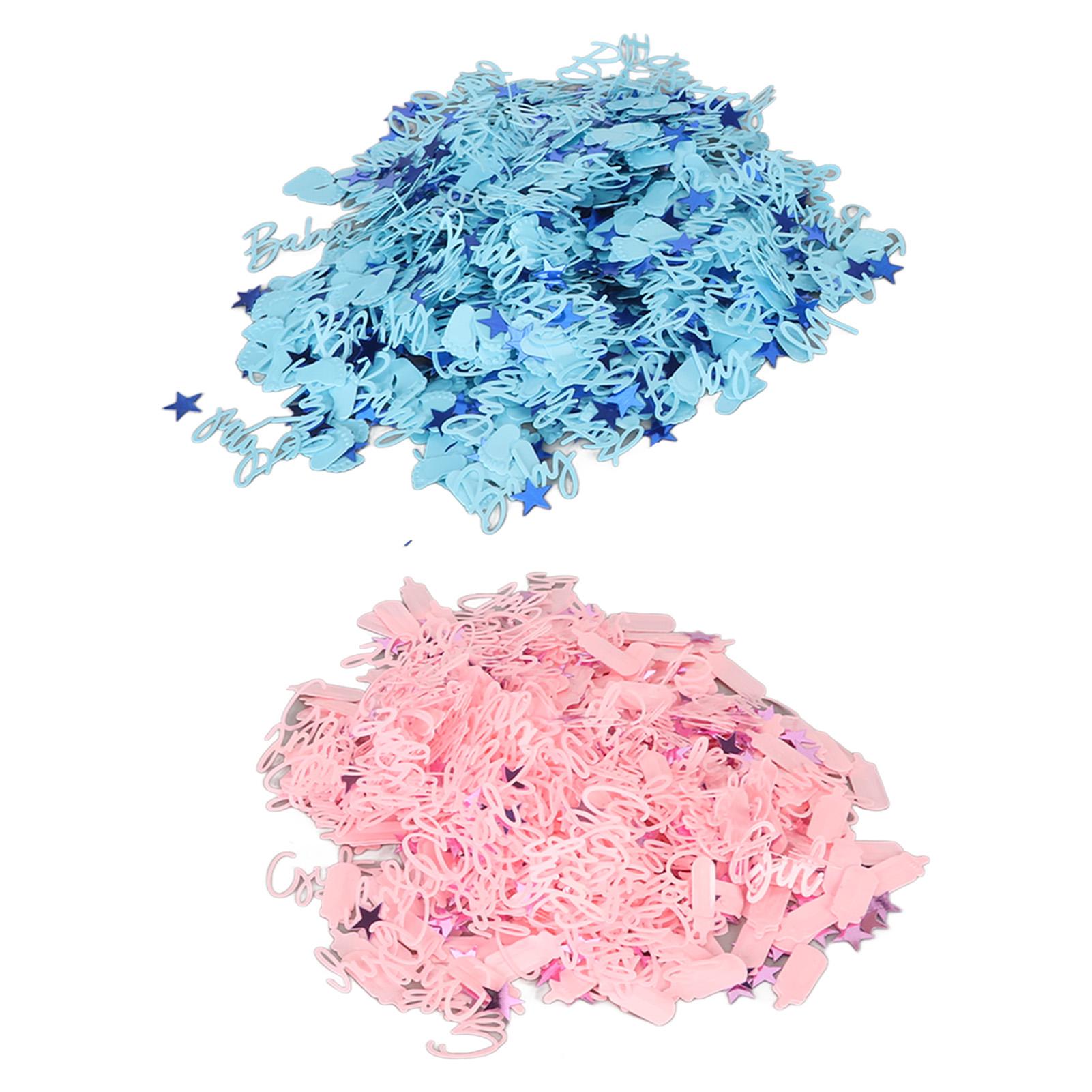 

160 г Конфетти для объявления пола Изысканное многоразовое конфетти для стола для объявления пола Розовое Синее конфетти для