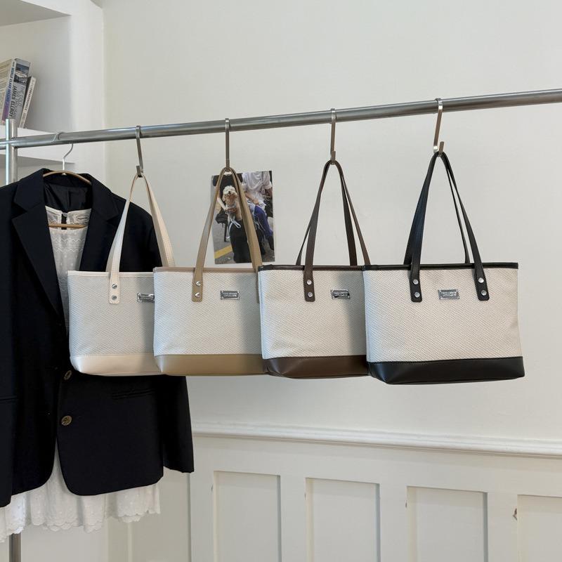 Trendy commuter tote bag large capacity versatile underarm bag fashion casual shoulder bag women