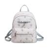 Cute Bear Backpack For Girls And Women Pu Cartoon Printed Daypack For School And Casual Use