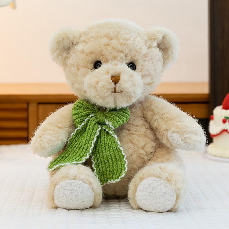 Plush Bear Stuffed Animal With Pp Cotton Filling For Birthday Gift For Girls And Friends