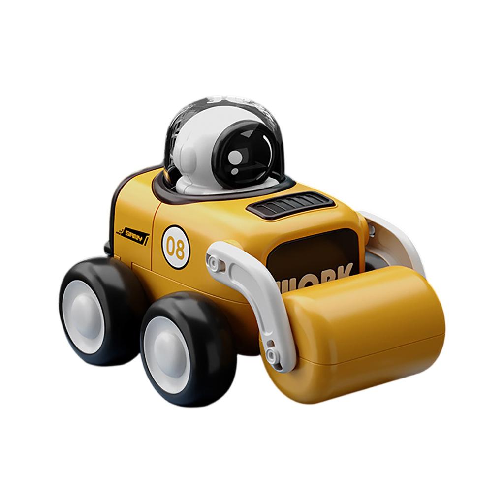 Press The Whistle Astronaut Car Engineering Vehicle Excavator Bulldozer Toy Car