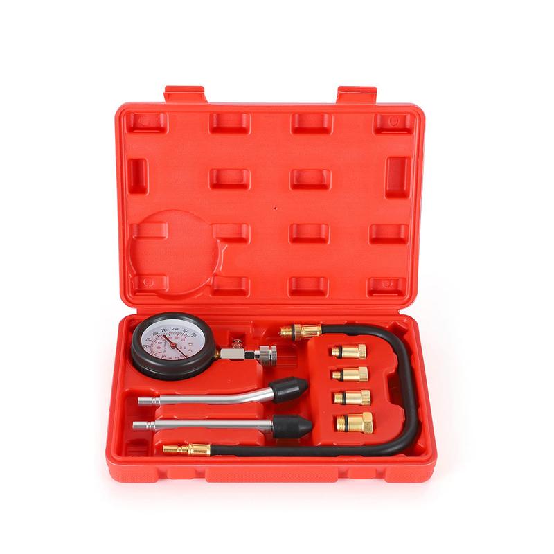 Pressure Gauge Gasoline Engine Compression Tester Automotive Workshop Tools Mechanical Inspection Garage Tool Car Verification