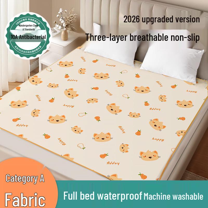 Double-Sided Antibacterial Waterproof Baby Changing Pad - Large, Thick, and Reusable
