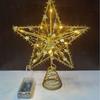 Yuzhu Line Tree Top Star Christmas Tree and Window Decorations