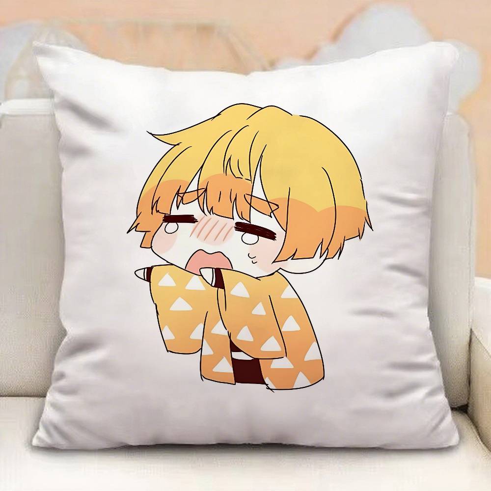 Kwaii D-Demon S-Slayer Pillow Case Pillowcases Home Decor Living Room Decor Cushion Covers