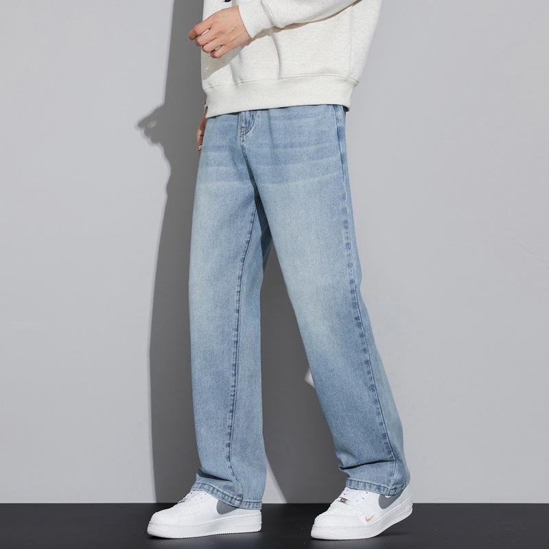 2026 Autumn/Winter Men's Retro High Street Loose Straight-Leg Jeans