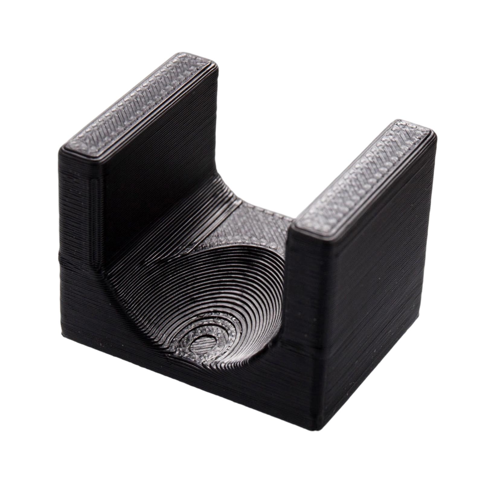 

5D Подставка для ногтей для точного маникюра с бархатной поверхностью 3D-печать Удобный многоразовый инструмент для DIY и профессионального использования чёрный