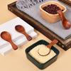 Mini Wood Teaspoons Seasoning Scoop Honey Coffee Spices Teaspoon Short Handle Spoon Cooking Household Kitchen Gadgets Tableware