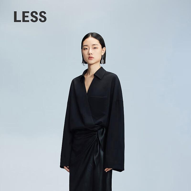 LESS Merino Wool Loose Fit Long Sleeve Shirt M