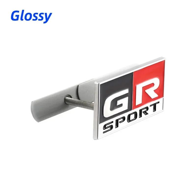 3D Metal GR Sport Logo Car Front Grille Badge for S3 Rav4 Auris Yaris Camry Crown Prado Supra Corolla Exterior Accessories JH3