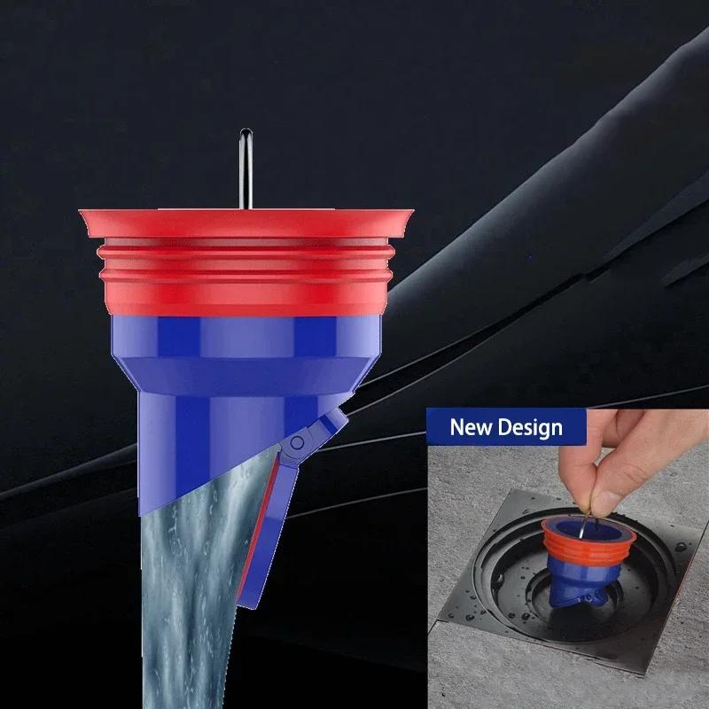 Large Displacement Kitchen Bathroom Water Drain Filter Floor Strainer Plug Trap Siphon Sink Anti Odor Pest Prevention Deodorant
