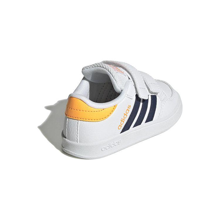 Adidas Breaknet CF I Bílá Tmavě Modrá Oranžová Dětské tenisky Cloud-White Flash-Orange GW2901