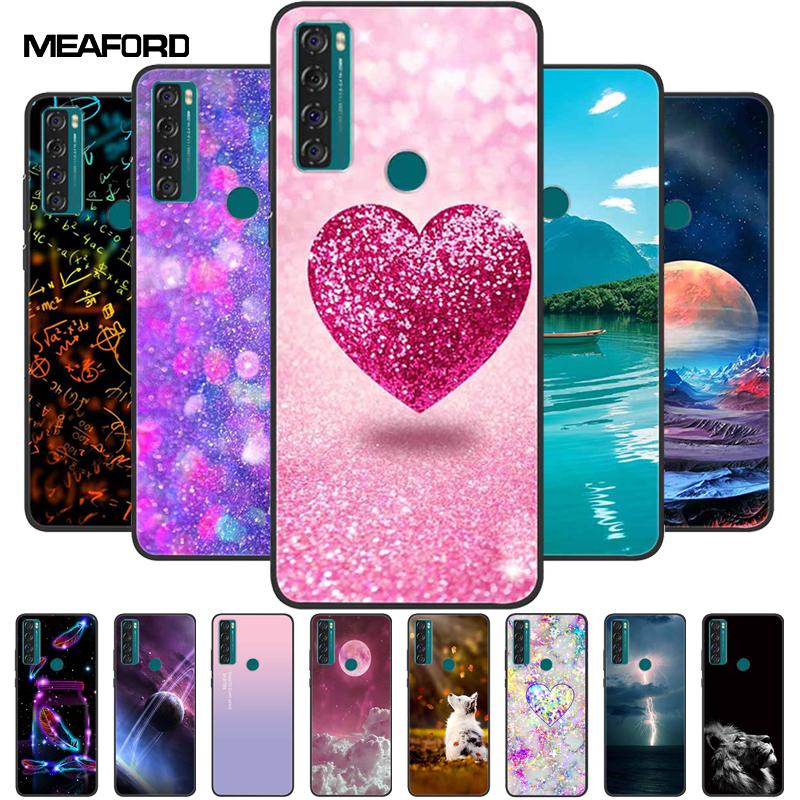 For TCL 20SE Case 20L+ 20L 20S Paint Soft TPU Silicone Phone Cover for TCL 20L Case Coque20s 20 s T775H T774H TCL 20 se 20 Plus