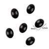 50-200pcs Black Plastic Safety Oval Simulated Eyes Nose DIY Stuffed Toys TeddyBear Eye For Doll Handmade Decoration Accessories