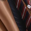 INCERUN Oversized Men Lapel Neck Long Sleeve Striped Print Buttons Up Casual Shirts