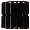 Wooden MultiSlot Storage Rack   Supplies Desktop File   for  (Black )