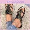 Camouflage Slip On Sandals With Rubber Sole For Casual Summer Wear