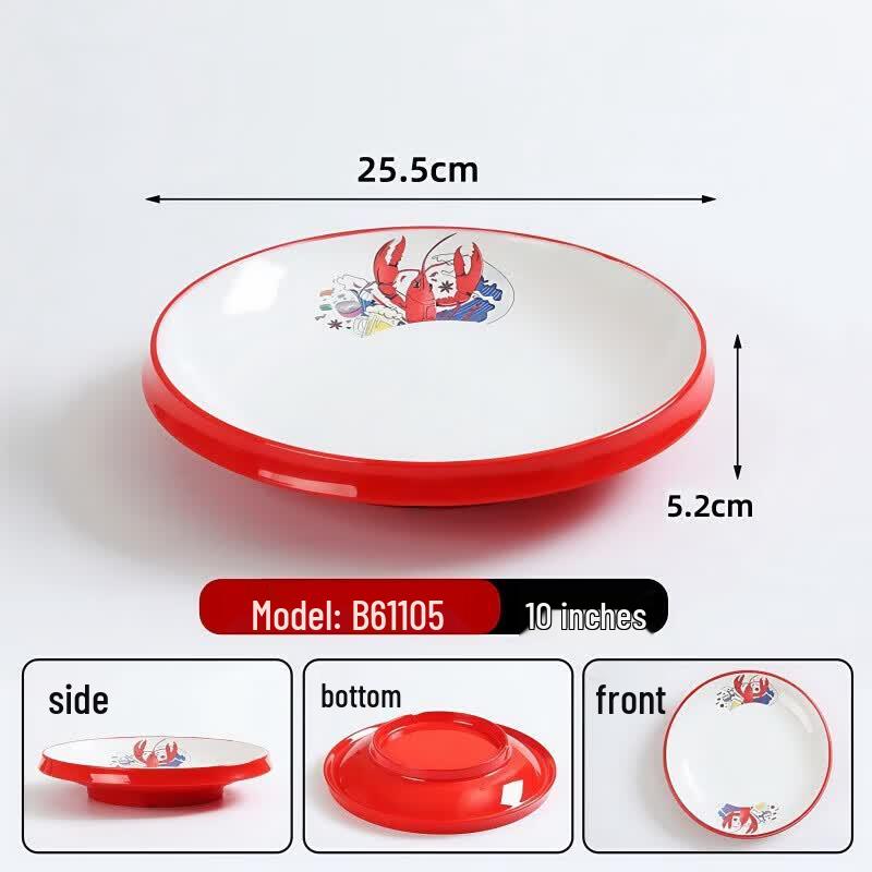 

Chinese Style Melamine Deep Lobster Serving Plate
