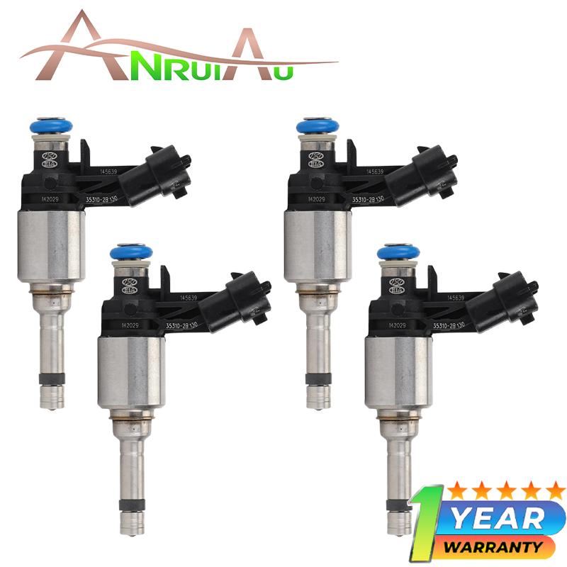 

NEW 35310-2B130 4PCS Fuel Injectors For Hyundai Veloster Accent 1.6L 2012-2017 Tucson 2016-2018 Kia Rio Soul Optima Forte5 1.6L