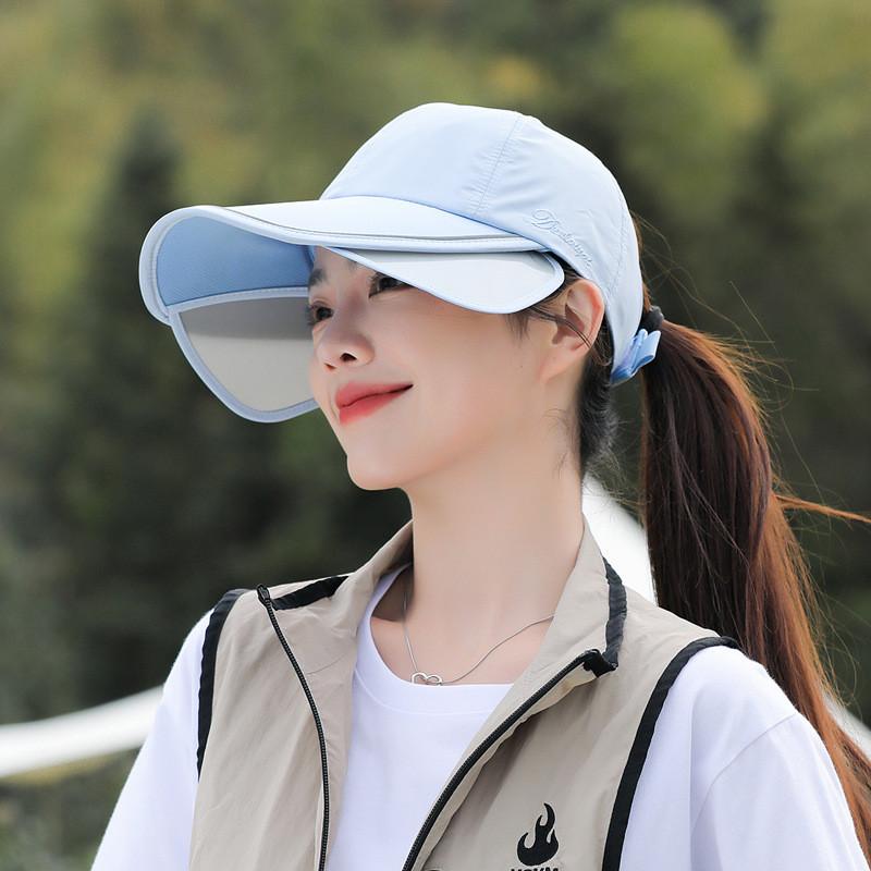 Summer Baseball Hat Womens Large Brim Sunshade Cap With Breathable Quick Dry Fabric For Travel And Outdoor Activities