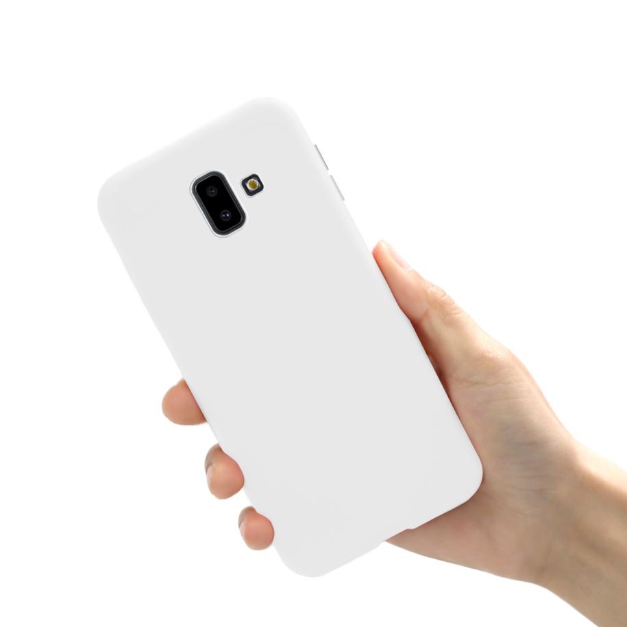 Phone Case For Samsung Galaxy J6 2018 Cover Candy Color For Fundas Samsung J6 2018 J600F J6Plus J6+ J 6 Plus 2018 Case Soft Capa