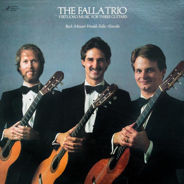 

LP Record DE FALLA TRIO - Virtuoso Music For Three Guitars CC2007 Concord Records 1984 US Classical Used