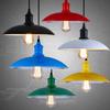 Nordic Loft Retro Industrial Pendant Light - Creative Wrought Iron Single Head Lampshade for Cafe and Bar