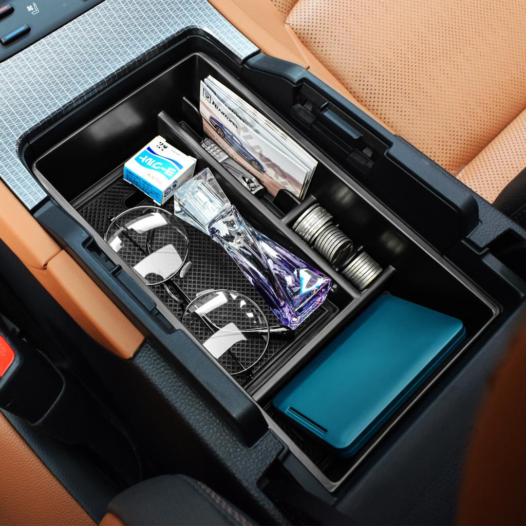 SixthSmoy Armrest Box For Toyota Venza 2025 2025 2025 Center Console Secondary Tray Car Storage Organizer ABS Car Accessories