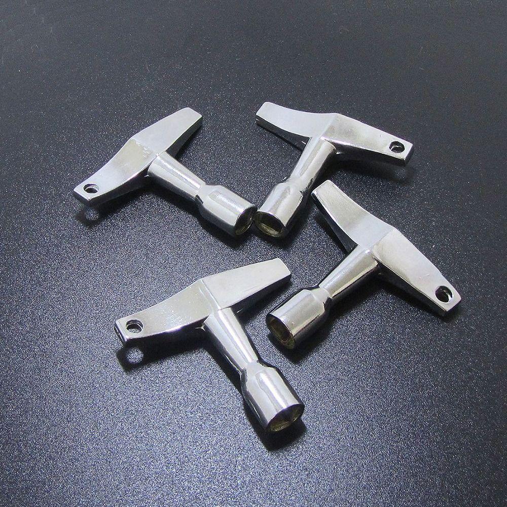 2PCS Zinc Alloy Drum Keys Square/Hexagonal Drum Key Tuner Practical Acoustic Drum Tools