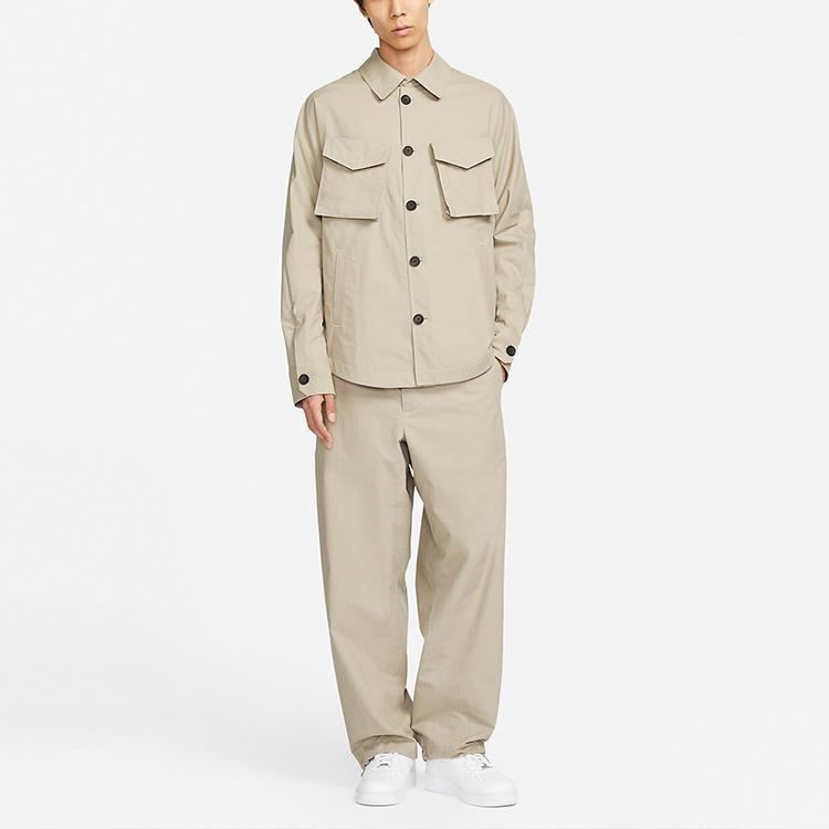 Nike Jackets Men's Stone Color Lapel Moderate Other DH2898-230