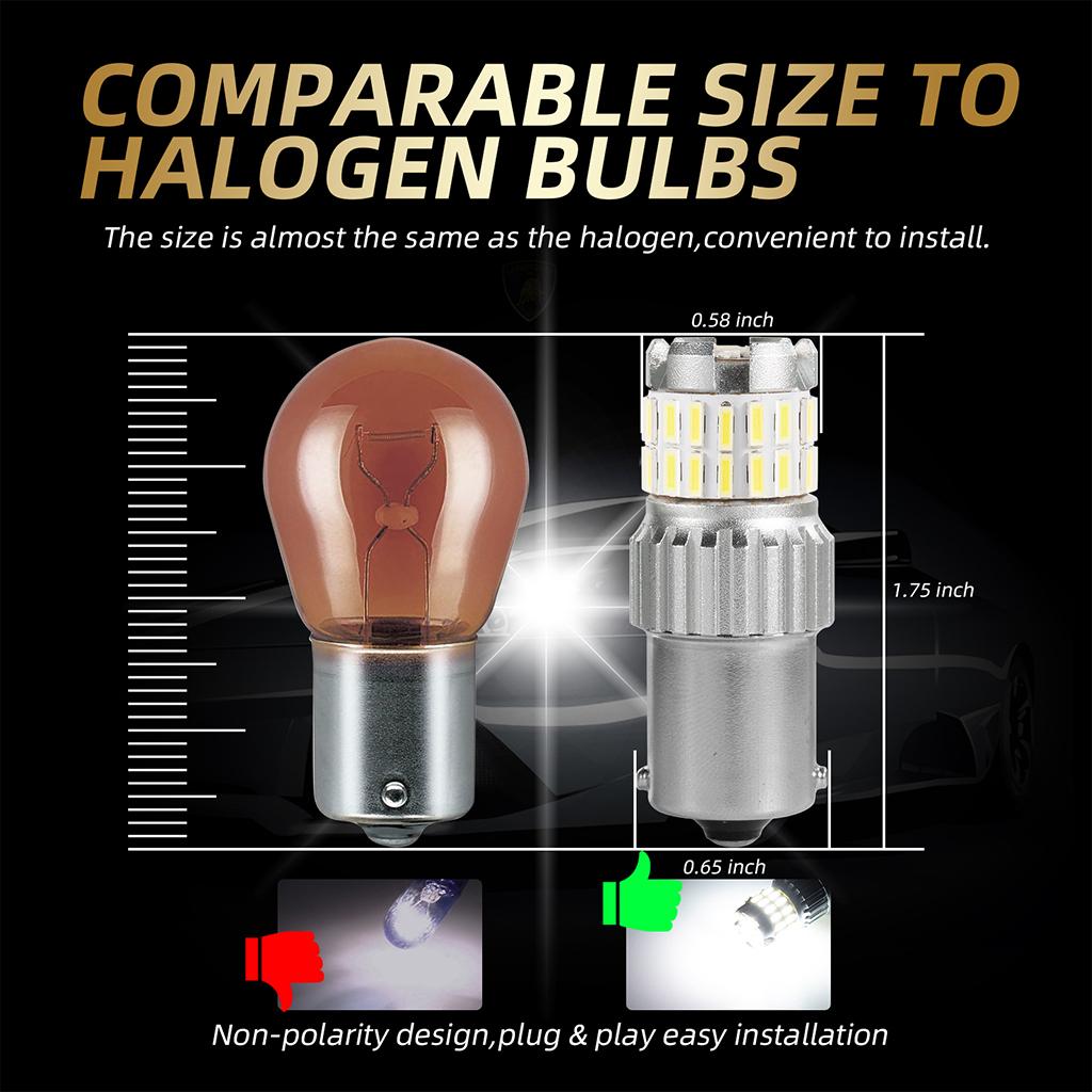 1 Truck 4 Brake Stop Lights Bulbs Degree Lighting, Extremely Bright