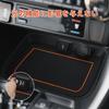 Auovo Toyota RAV4 (5th) RAV4 PHV Tray Interior Rubber Mat Non-Slip Mat Silicone 3D Accessory Interior Parer Custom Orange