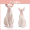 Realistisches PVC-Sphynx-Katzenmodell Spielzeug Kanadische haarlose Katzenfigur Für Sammler