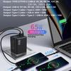 65W Super Fast Charge Type C Usb Phone Charger With Retractable Usb C Cable For Phone Fast Charging Charger