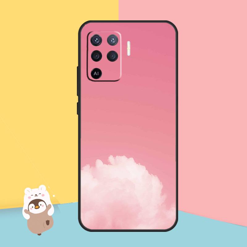 Pastelově růžový kryt pro OPPO Find X5 X3 Lite Pro A15 A16 A52 A72 A5 A9 A31 A53 A83 A93 A54 A74 A94
