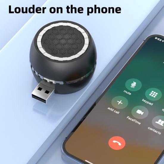 Mini Portable Speaker Clear Sound USB Plug-Play Rechargeable Universal Wireless
