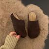 Retro Women's Closed Slippers Simple Closed Toe Women's Slippers Home Light Mute Casual Women's Clogs Outdoor Walking Autumn New