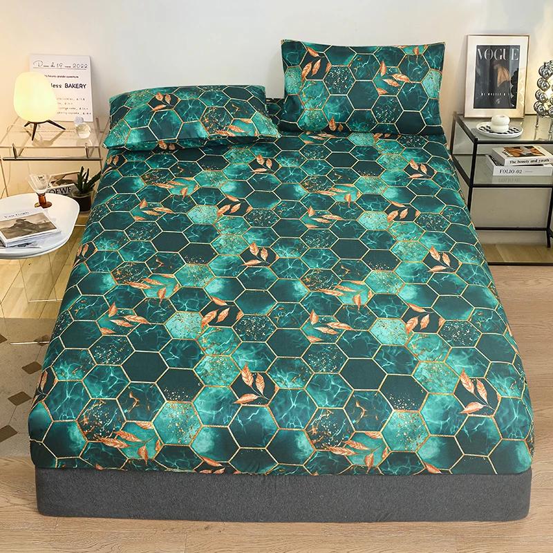 Elegant borstad lakansväv i polyester - Lyxig känsla, Lättskött, Enkelsäng/Dubbelsäng/Kingsize/Queensize