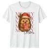 Merry Christmas Hedgehog Holiday TShirt Unisexs Unisexs Graphic Tee