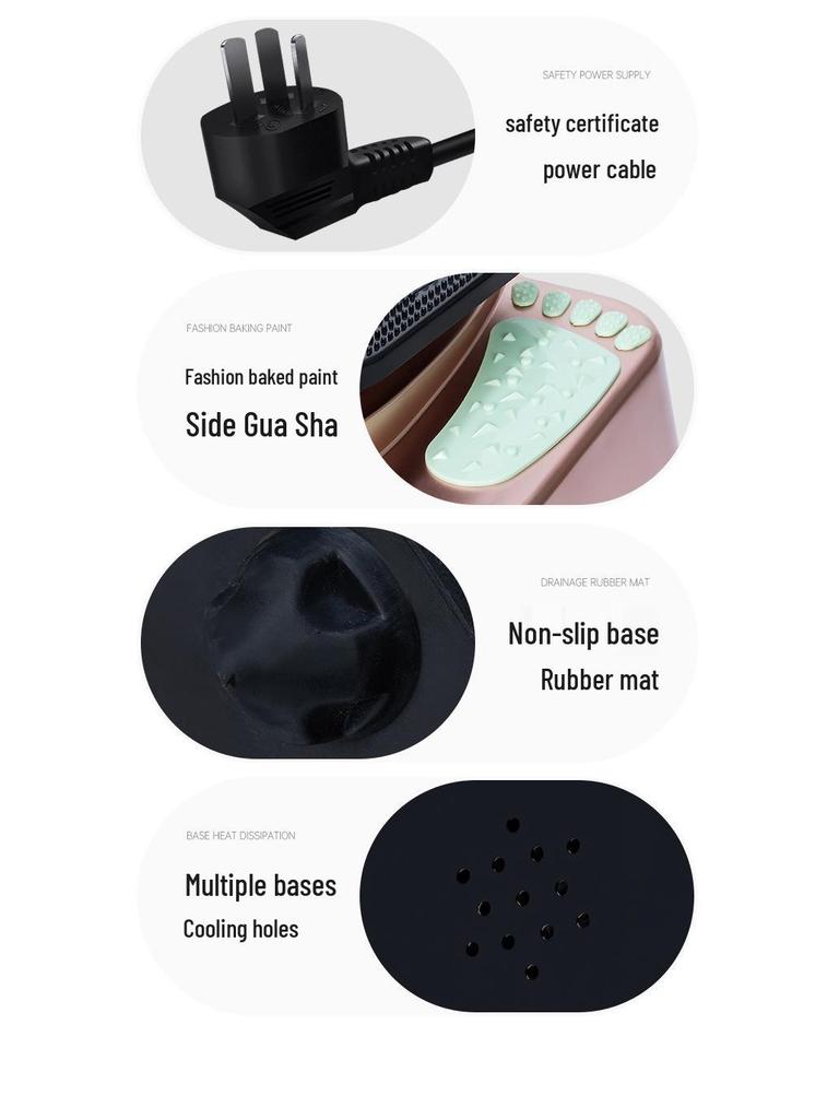 Whole Body Dual Spiral Vibration Massager with Heating and Infrared Therapy for Qi and Blood Circulation