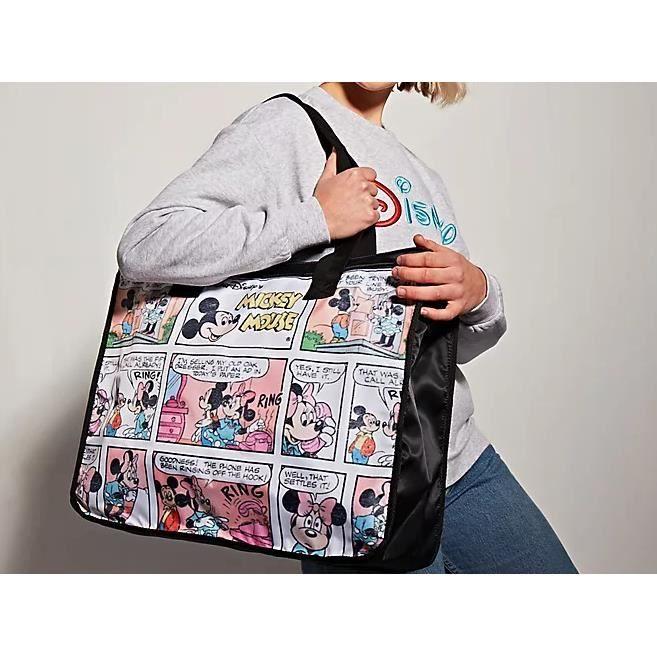Bolsa Tote - Loja Disney - Mickey e Minnie - Preto - Criança - Prática