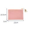 Portable Mesh Cosmetic Bag Zipper Closure Transparent Makeup Handbag Large Capacity Lightweight Storage Pouch